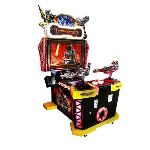 High Quality 2-Player Shooting Simulator Arcade Machine Kids Friendly English Language 220V Metal Construction Coin Operated