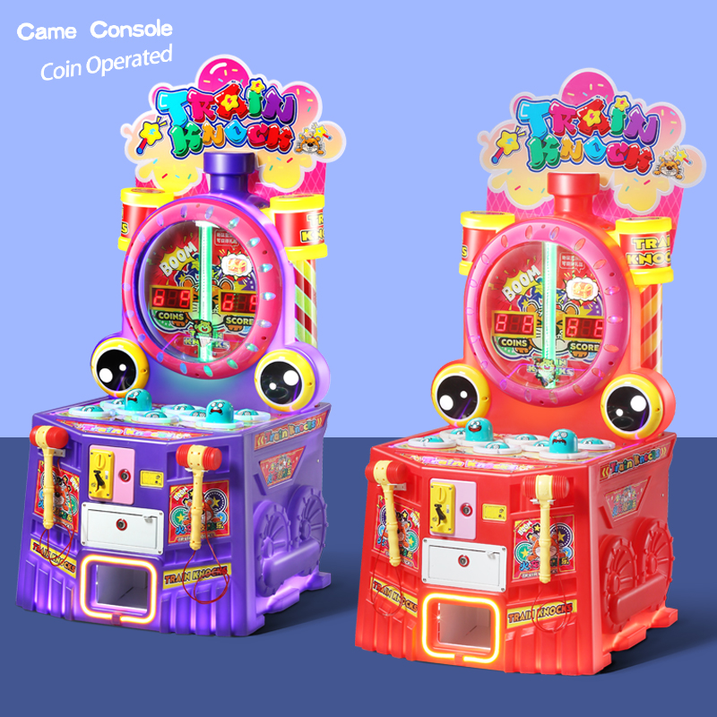 Wholesale Classic Arcade Coin-Operated Two-Person Children's Whack-a-Mole Joystick Controlled Boxing Game Cabinet