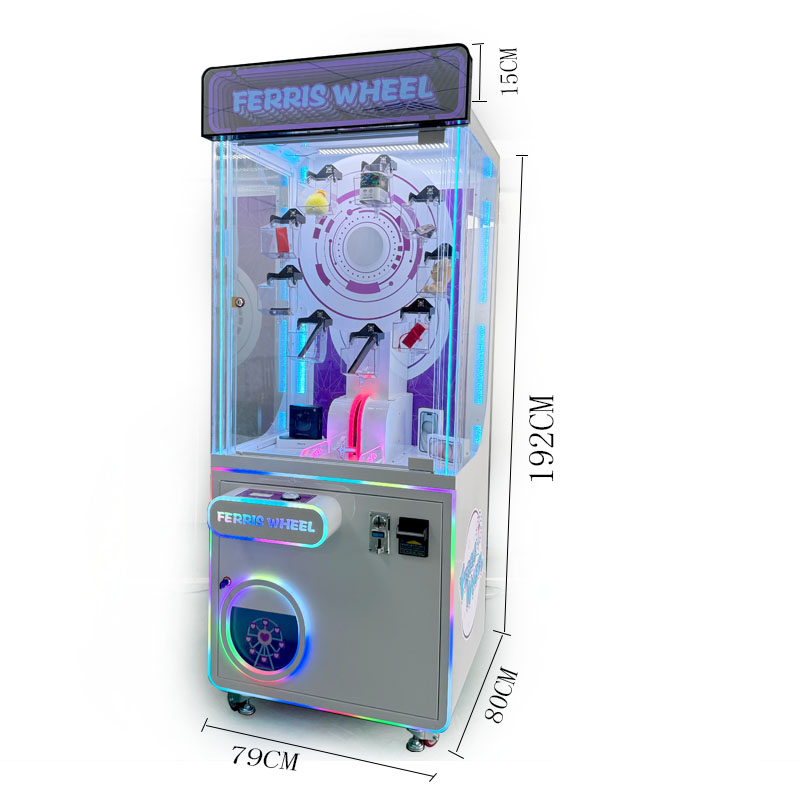 Coin-Operated Arcade Crane Game Machine Metal Gift Dolls Catcher Toy with Bill Acceptor for Toy Hunting
