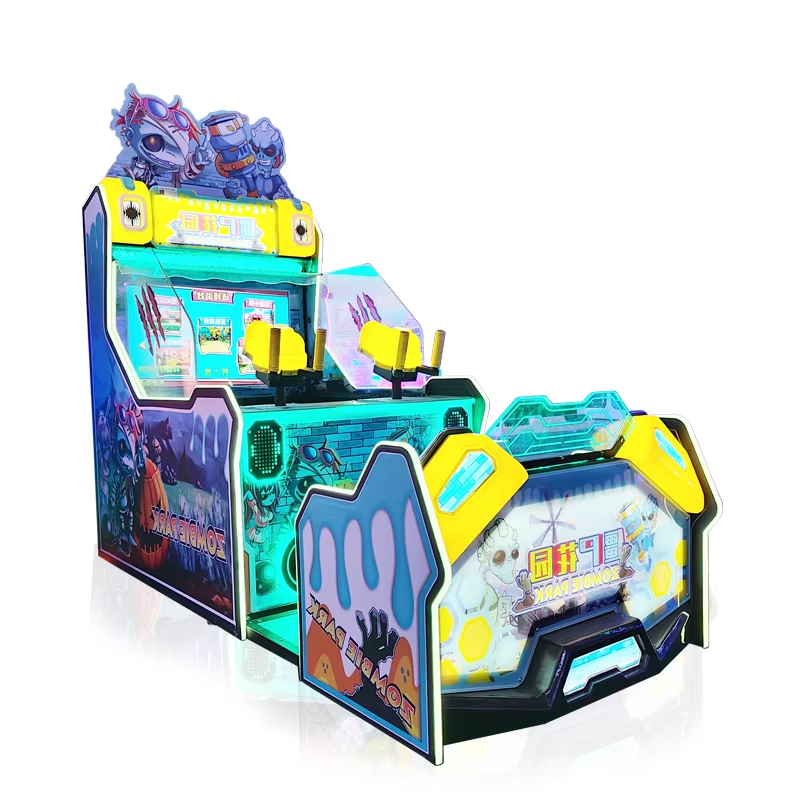 2-Player Water Shooting Arcade Video Game Machine Coin-Operated Ball Shooting Game with Metal Construction 220V Amusement Sale