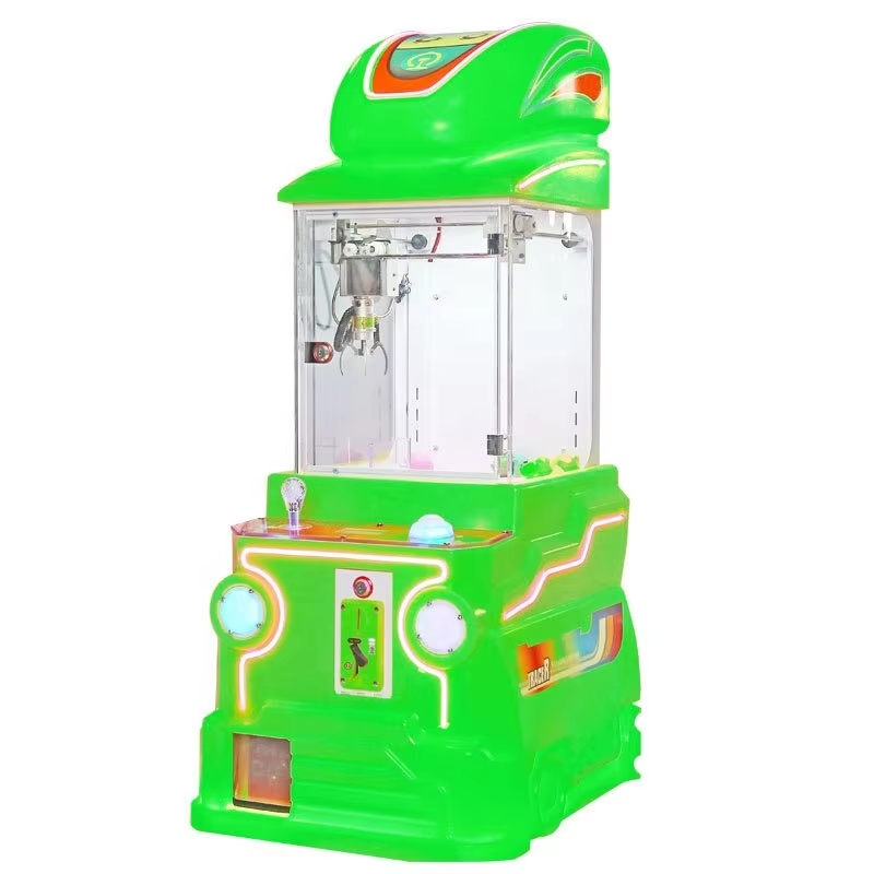 Colorful Mini Crane Machine Latest Design Coin Operated Welfare Game Console Small Toy for Kids